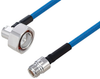 Plenum 7/16 DIN Male Right Angle to N Female Low PIM Cable 12 Inch Length Using SPP-250-LLPL Coax Using Times Microwave Parts - PE3C6196-12 - Pasternack