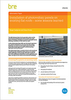 Installation of Photovoltaic Panels On Existing Flat Roofs – Some Lessons Learned - IP8/14 - IHS BRE Press