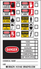Brady B-7569 Rectangle Vinyl Chemical Hazard Label - 5 in Width - 3 in Height - 121442 - 754473-70783 - R. S. Hughes Company, Inc.
