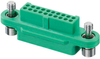 10+10 Pos. Female DIL Cable Housing, Screw-Lok -- G125-2242096F1 - Image
