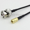 BNC Male to SMB Plug Cable RG174 Coax in 36 Inch - FMC0816174-36 - Fairview Microwave Inc.