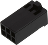 Wire-Board Connector Receptacle, 6 Position, 2.54Mm; Product Range Amp - Te Connectivity - 90F4382 - Newark, An Avnet Company
