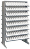 2 Side Sloped Rack, 16Shelves/192Bin/clr; Shelving Unit Type Quantum Storage - 42AC5603 - Newark, An Avnet Company