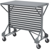 Akro-Mils 250 lb Gray Powder Coated Steel 14 ga Rail Hanging System - 36 1/2 in Height - 30812 - 30812 - R. S. Hughes Company, Inc.