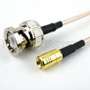 BNC Male to SMB Plug Cable RG316 Coax in 12 Inch - FMC0816316-12 - Fairview Microwave Inc.