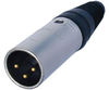 Neutrik XLRP E Series Gold IDC Nickel House -- NEUNC3MEZYAU
