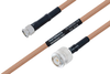 MIL-DTL-17 SMA Male to TNC Male Cable 24 Inch Length Using M17/128-RG400 Coax - PE3M0082-24 - Pasternack