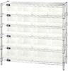Open Wire Shelving, 6Shelves, 20Bin, Clr; Shelving Unit Type Quantum Storage - 42AC7431 - Newark, An Avnet Company