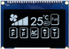 Display, 128 X 64, Cob, Wht On Blk, 3V Rohs Compliant Midas - 50AK6433 - Newark, An Avnet Company