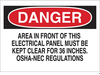 Electrical Hazard Sign - 84859 - Brady Corporation
