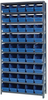 Open Shelving, 13Shelves, 60Bins, Blue; Shelving Unit Type Quantum Storage - 44AC8967 - Newark, An Avnet Company