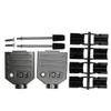 Connectors, Interconnects - D-Sub, D-Shaped Connectors - Backshells, Hoods - 1012061-8655MH0901BLF - Win Source Electronics