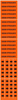 Brady B-946 Black on Orange Vinyl Self-Adhesive Pipe Marker - 2 1/4 in Height - 1/2 in Character Height - 2 3/4 in Length - Printed Msg = SODIUM HYPOCHLORITE with Right Arrow - 7408-3C - 754473-67905 - R. S. Hughes Company, Inc.