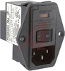 Power Entry Module; 6A; 250 VAC (Max.);General Purpose; 50/60 Hz - 70185688 - Allied Electronics, Inc.