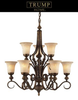 2480/6+3 Mid. Chandeliers-Glass Up - 652428 - Capital Lighting, Inc.