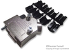 D Sub Back Shell, 45Deg, Size De, Zinc; Product Range Ossi - 74AC3689 - Newark, An Avnet Company