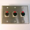 HAVE 3Gang Stainless Wallplate 3TRSF - HAVWP3001TRSF3 - HAVE, Inc.