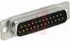 connector,d-subminiature,fixed machinedcontact,solder cup,25 pin contact plug - 70144895 - Allied Electronics, Inc.