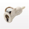 PMC12 Series Coupling Body, Straight Thru Polypropylene In-Line Hose Barb - PMC170412 - Qosina Corp.