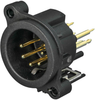 Plug, Xlr Panel Pcb Vert 5Pole; No. Of Contacts Neutrik - 38K6013 - Newark, An Avnet Company