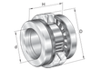 Needle Roller Axial Cylindrical Roller Bearings - ZARN55115-TV-A - Pacific International Bearing, Inc.