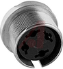 connector,circular microphone,female panel receptacle,4 socket cont,rated 3 amp - 70144718 - Allied Electronics, Inc.