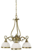 F2408/3AGB Mid. Chandeliers-Glass Down - 373500 - Capital Lighting, Inc.