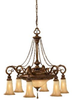 F2546/6+2FSV Mid. Chandeliers-Glass Down - 694006 - Capital Lighting, Inc.