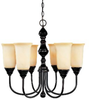 1-1701-6-13 Mid. Chandeliers-Glass Up - 735845 - Capital Lighting, Inc.