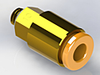 Precision Metal Orifices - Push-On Tube Adapters, 10-32 UNF x Tube - IL-H0532-33-BR/PL - O'Keefe Controls Co.