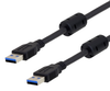 Usb Cable, 3.0 A-A Plug, 6.6Ft, Black; Connector A L-Com - 74AC7809 - Newark, An Avnet Company