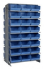 Bins & Systems - Store-More 6" Shelf Bins (QSB Series) - Sloped Shelving Systems - Double Sided Pick Racks - QPRD-209 - Image