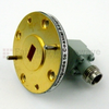 WR-22 to 2.4mm Female Waveguide to Coax Adapter Round Cover Standard with 33 GHz to 50 GHz in Copper - 22AC206 - Fairview Microwave Inc.