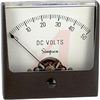 Panel Meter, 0-50DCV, + 2% (Full Scale); DC Voltmeter; Annular, Self-Shielding; - 70209363 - Allied Electronics, Inc.