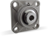 Four Bolt Flange Stainless Steel UCF Mounted Unit Bearings -- S-UCF201-12MM - Image