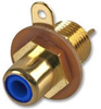 Blue Chassis Mount Gold Plated Phono (Rca) Female Jack; No. Of Contacts Multicomp Pro - 67Y9866 - Newark, An Avnet Company