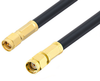 SMA Male to Reverse Polarity SMA Male Cable 60 Inch Length Using LMR-240 Coax - PE3W00906-60 - Pasternack