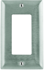 Wall Plate, 1 Gang, Stainless; Accessory Type Hubbell Wiring Devices - 17M2888 - Newark, An Avnet Company