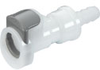 Colder APC Quick-Disconnect, Non-Valved Acetal Body, 1/4