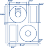 Memorex&reg; White CD/DVD Labels - 35012 - Labelmatch