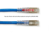 7FT Blue CAT6A 650MHz Patch Cable F/UTP CM Locking Snagless - C6APC80S-BL-07 - Black Box