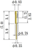 Small Size Socket Pin - NV6807-GG - JC Cherry, Inc.
