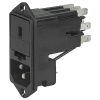 IEC Appliance Inlet C14 with Fuseholder 1- or 2-pole and Voltage Selector -- KE - Image