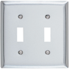 Toggle Switch Openings, Two Gang, 302 Stainless Steel - SS2 - Legrand