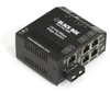 Standard Heavy-Duty Edge Switch, (1) 100-Mbps Multimode Fiber + (5) 10-/100-Mbps Copper Ports, 240-V - LBH150AE-SC - Visual Sound, Inc.