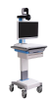 AMiS-72 Telehealth Cart (Integrated with AIO PC, Speakerphone, PTZ Camera and optional Telemedicine Software) - AMIS-50E72CSL0KN50 - Advantech
