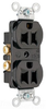 Duplex/Single Receptacle - CRB5262-BK - Thomas & Betts Corporation