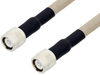C Male to C Male Cable 60 Inch Length Using RG225 Coax , LF Solder - PE33098LF-60 - Pasternack