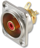 Rca (Phono) Audio / Video Connector, Jack, 23.6 Mm, 1, Red, Metal Body, Gold Plated Contacts Rohs Compliant Neutrik - 14J4887 - Newark, An Avnet Company
