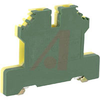 Terminal Block; Wire-to-Wire; Screw-Cage; 6; 9 mm; Polyamide 6.6; Green/Yellow - 70077148 - Allied Electronics, Inc.